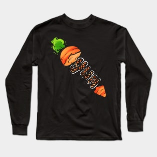 Carrots And Vegetables Are Yummi - Yum For Vegan Long Sleeve T-Shirt